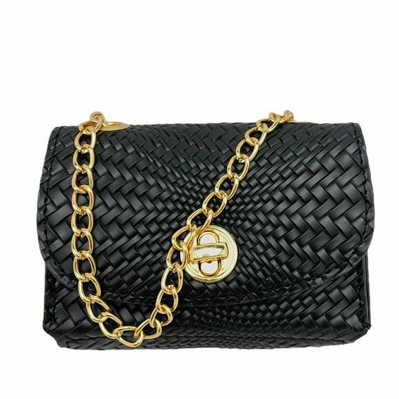 ✨Black Woven Belt Bag Detachable NEW - Picture 2 of 5
